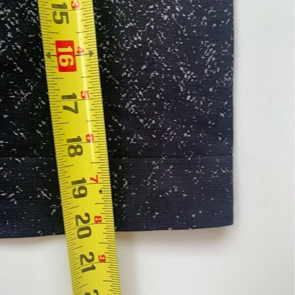 Lululemon Rest Less Cropped Half Zip Womens Size 10 Herringbone Fade Black White - Picture 5 of 11